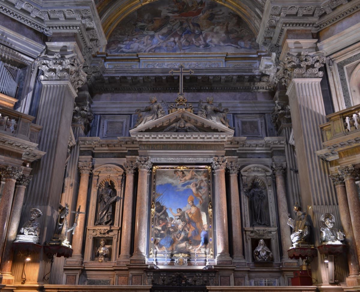 Painting in the Royal Chapel of the Treasure of San Gennaro, Naples Cathedral